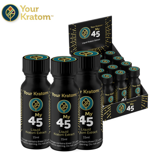 YOUR KRATOM LIQUID EXTRACT KRATOM SHOT 15ML/12CT/DISPLAY